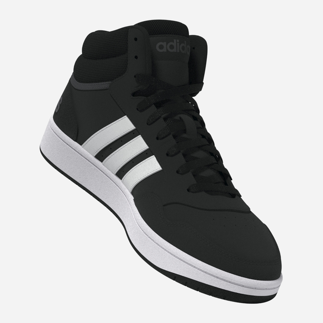 Trzewiki męskie adidas Hoops 3.0 Mid GW3020 45.5 (UK 10.5) Czarne (4065418428538) - obraz 7
