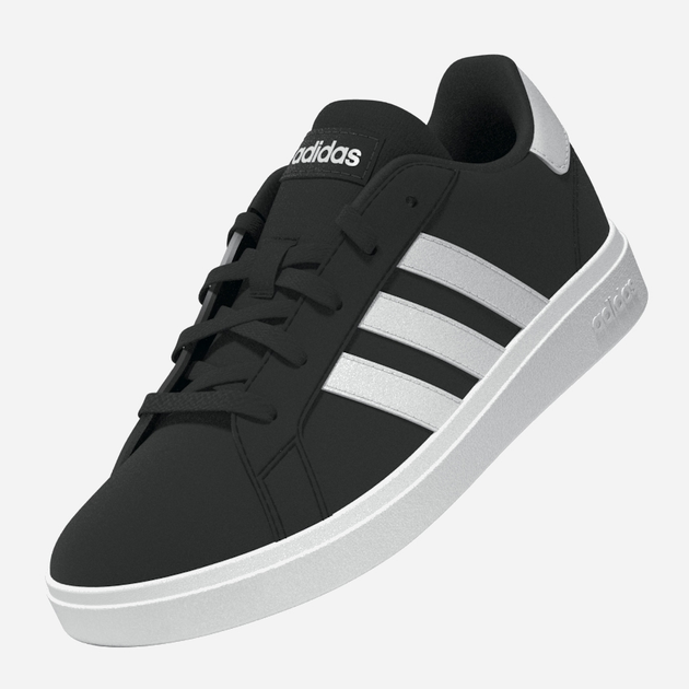 Підліткові кеди для хлопчика adidas Grand Court 2.0 K GW6503 38 (5UK) Чорні з білим (4065426177220) - зображення 4