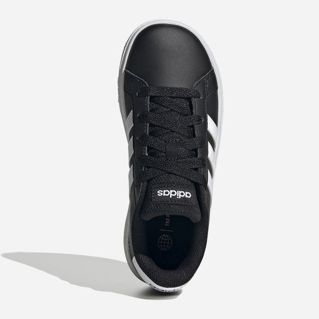 Підліткові кеди для хлопчика adidas Grand Court 2.0 K GW6503 38 (5UK) Чорні з білим (4065426177220) - зображення 11