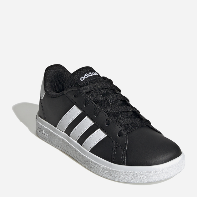 Підліткові кеди для хлопчика adidas Grand Court 2.0 K GW6503 38 (5UK) Чорні з білим (4065426177220) - зображення 13