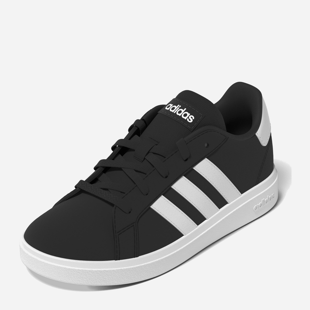Підліткові кеди для хлопчика adidas Grand Court 2.0 K GW6503 38 (5UK) Чорні з білим (4065426177220) - зображення 16