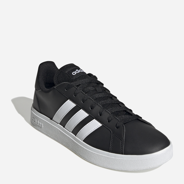 Чоловічі кеди низькі Adidas Grand Court Base 2.0 GW9251 42 (UK 8) Чорні (4065426717419) - зображення 2