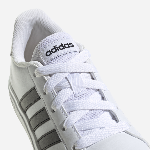 Підліткові кеди для хлопчика adidas Grand Court 2.0 K GW6511 37 (4.5UK) Білі (4065427859392) - зображення 17