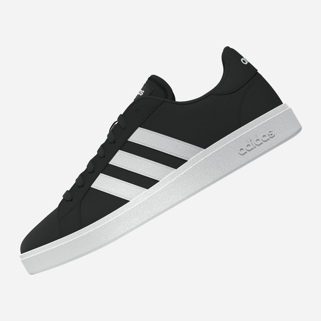 Sneakersy męskie do kostki adidas Grand Court Base 2.0 GW9251 41.5 (UK 7.5) Czarne (4065426717495) - obraz 6