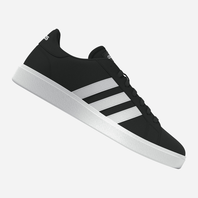 Чоловічі кеди низькі adidas Grand Court Base 2.0 GW9251 42.5 (UK 8.5) Чорні (4065426717426) - зображення 10