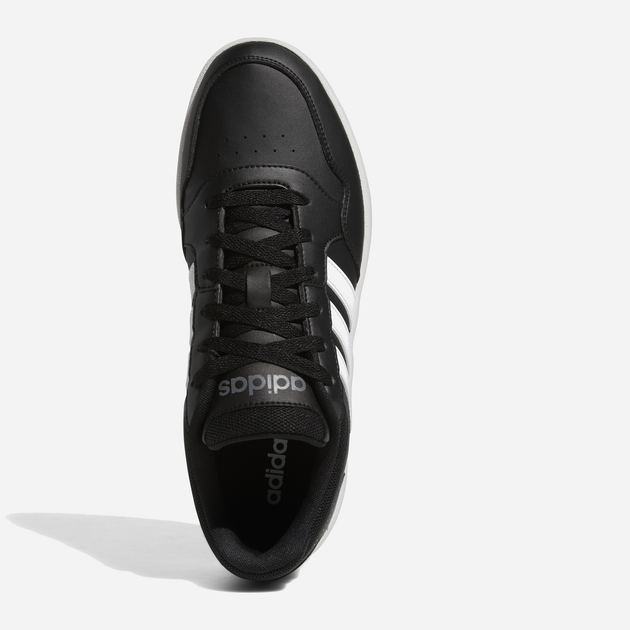 Чоловічі кеди низькі adidas Hoops 3.0 GY5432 43.5 (UK 9) Чорні (4065418286312) - зображення 10