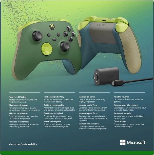 Геймпад Беспроводной Контроллер Microsoft Xbox Series X / S Wireless Controller with Bluetooth Remix Special Edition (В Комплекте Аккумулятор для Xbox Series S/X) - изображение 4