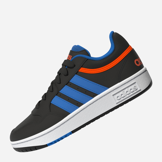Підліткові кеди для хлопчика adidas Hoops 3.0 K GZ1937 38 Чорні (4065426079210) - зображення 4