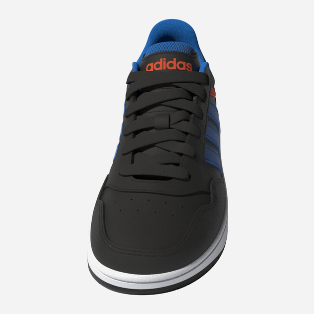 Підліткові кеди для хлопчика adidas Hoops 3.0 K GZ1937 39.5 Чорні (4065426079326) - зображення 6