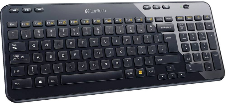 Клавиатура беспроводная Logitech K360 Wireless DEU Black (920-003056 ...