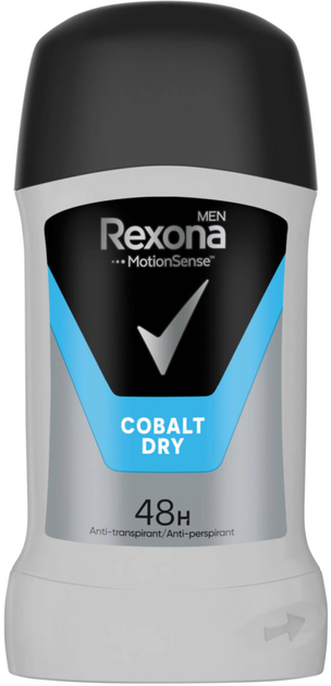 Дезодорант Rexona Stick Men Cobalt Dry 48H 50 мл (8717163186671) - зображення 1