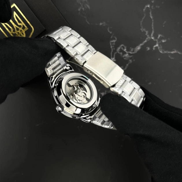 Годинник наручний Patriot 022-3D Не Забуду Дім Silver-Black Steel