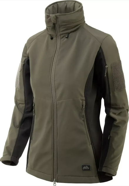 Жіноча куртка Helikon-Tex Gunfighter Softshell Olive S - зображення 1
