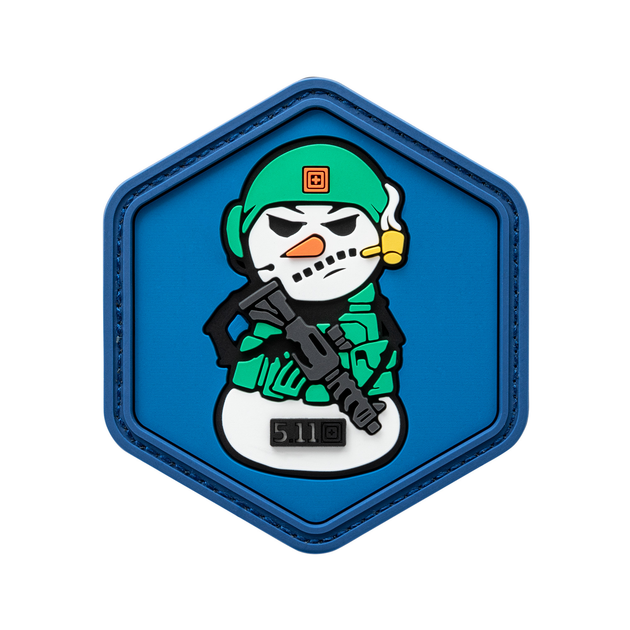 Нашивка 5.11 Tactical Snowman Patch Blue (92015-676) - изображение 1