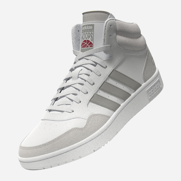 Trzewiki męskie adidas Hoops 3.0 Mid HP7940 46 (UK 12) Beżowe (4066746034934) - obraz 4