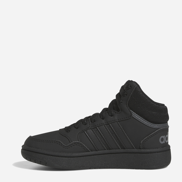 Підліткові черевики для хлопчика adidas Hoops 3.0 Mid K HR0228 39.5 Чорні (4065415592812) - зображення 14