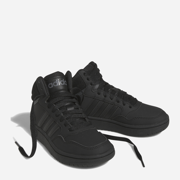 Trzewiki młodzieżowe chłopięce adidas Hoops 3.0 Mid K HR0228 37.5 Czarne (4065415596575) - obraz 15