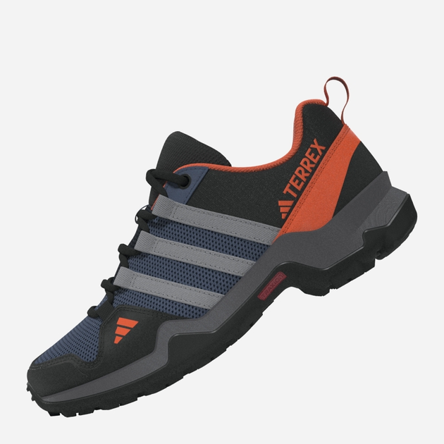 Buty sportowe chłopięce adidas Terrex AX2R K IF5702 38 (5UK) Czarne z niebieskim i pomarańczowym (4066761665373) - obraz 4