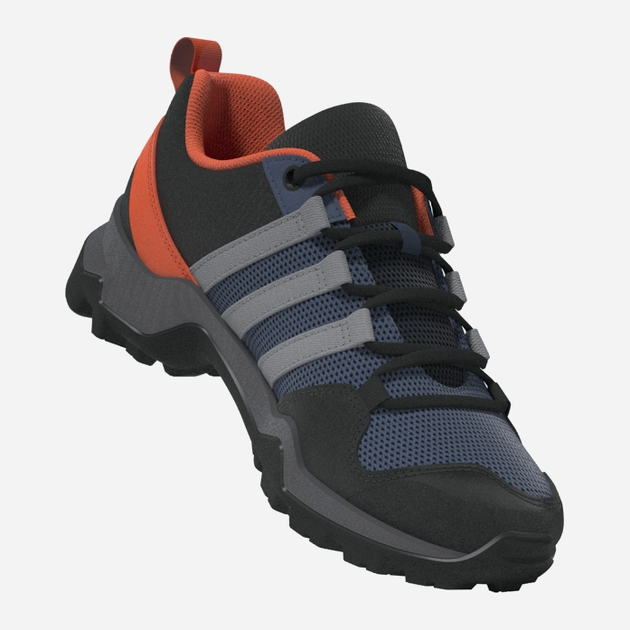 Buty sportowe chłopięce adidas Terrex AX2R K IF5702 38.5 (5.5UK) Czarne z niebieskim i pomarańczowym (4066761665458) - obraz 7