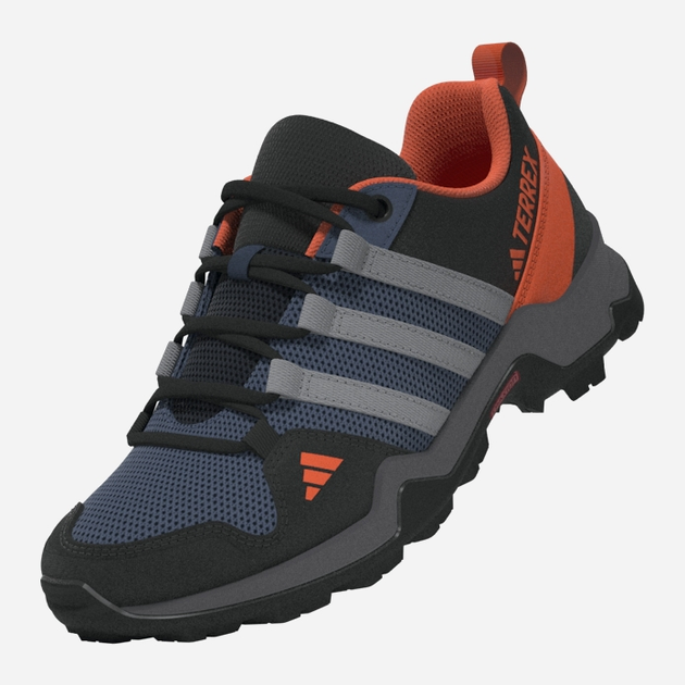 Buty sportowe chłopięce adidas Terrex AX2R K IF5702 40 (6.5UK) Czarne z niebieskim i pomarańczowym (4066761665434) - obraz 5