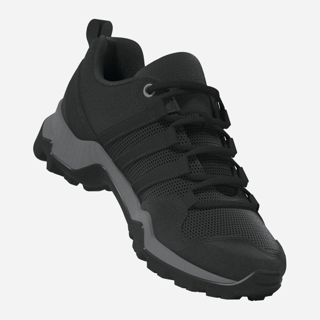 Buty sportowe chłopięce adidas Terrex AX2R K IF7514 38 (5UK) Czarne z szarym (4066745284200) - obraz 7