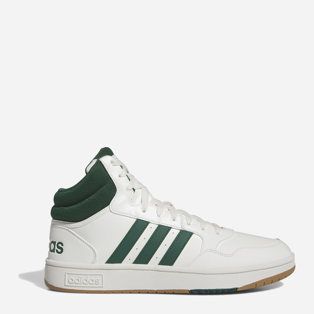 Sneakersy męskie na platformie wysokie Adidas Hoops 3.0 Mid IG5570 42 (UK 8) Białe (4066756001131) - obraz 1