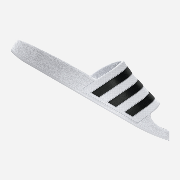 Чоловічі шльопанці для пляжу Adidas Adilette Aqua F35539 44.5 Білі з чорним (4060509397335) - зображення 9