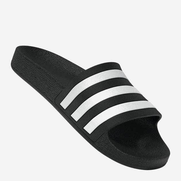Жіночі шльопанці adidas Adilette Aqua F35543 37 Чорні з білим (4060509396734) - зображення 7