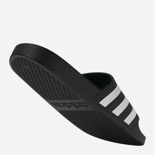 Жіночі шльопанці adidas Adilette Aqua F35543 37 Чорні з білим (4060509396734) - зображення 9