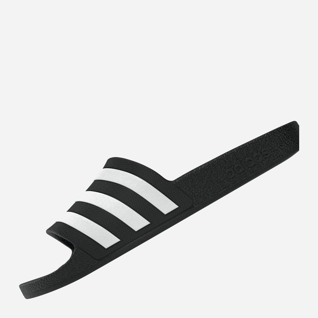 Чоловічі шльопанці для пляжу Adidas Adilette Aqua F35543 40.5 Чорні з білим (4060509396727) - зображення 4