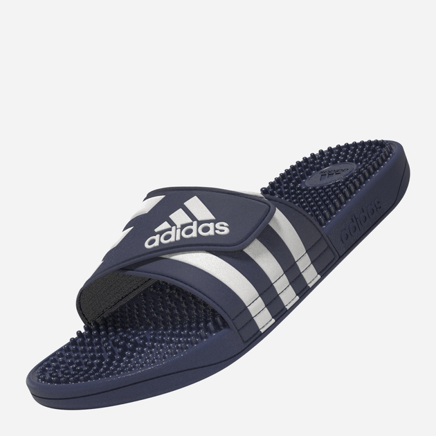 Чоловічі шльопанці для пляжу Adidas Adissage F35579 42 Темно-сині з білим (4060512030380) - зображення 5