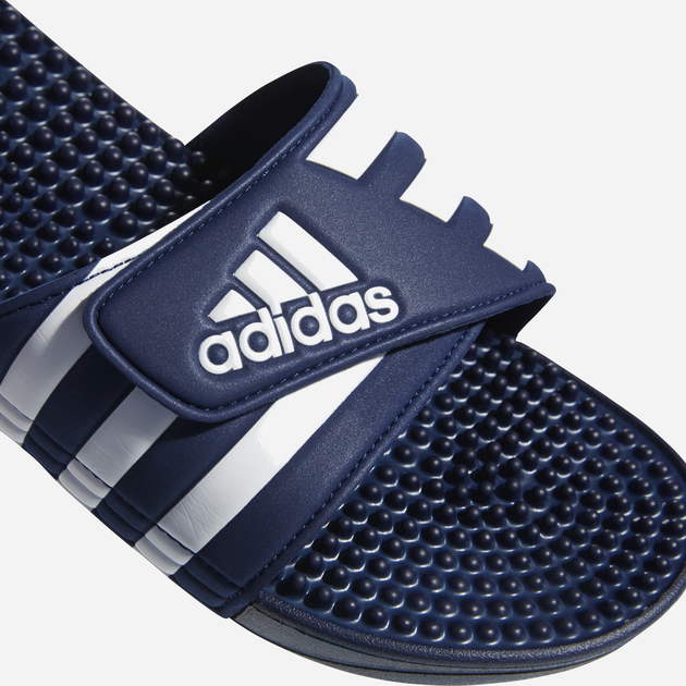 Чоловічі шльопанці для пляжу Adidas Adissage F35579 42 Темно-сині з білим (4060512030380) - зображення 12