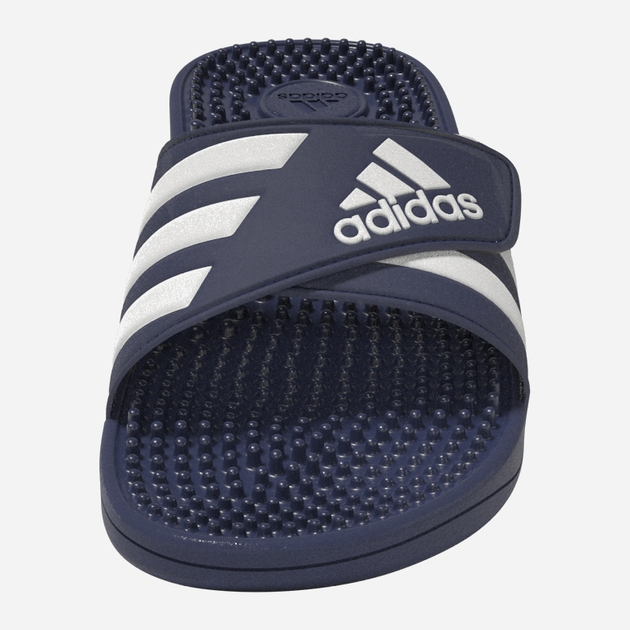 Чоловічі шльопанці для пляжу Adidas Adissage F35579 43 Темно-сині з білим (4060512030342) - зображення 6