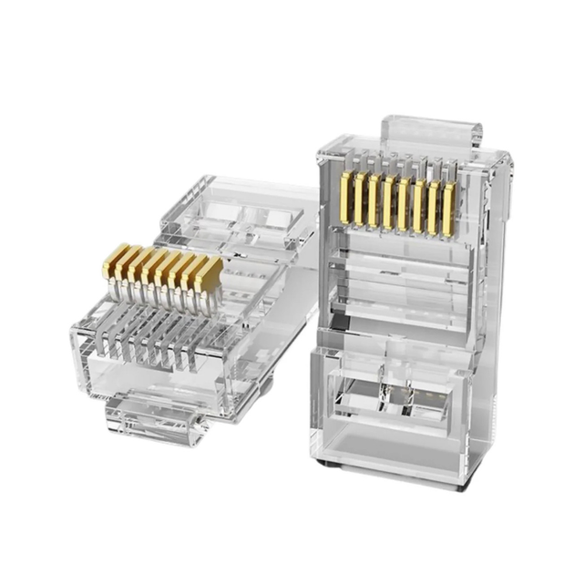 Коннектор RJ45 Cat.6 UTP разъем для витой пары Vention Modular Plug (10 ...