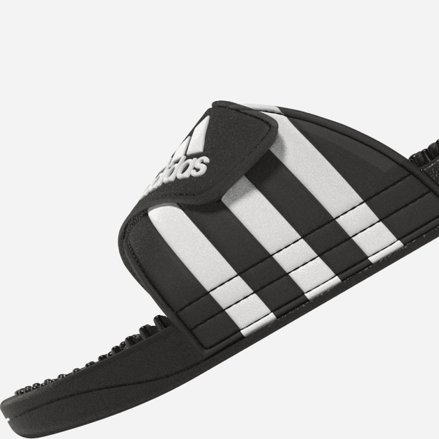 Klapki męskie basenowe Adidas Adissage F35580 46 Czarne z białym (4060512030458) - obraz 17