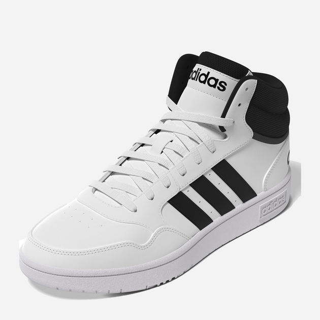 Trzewiki męskie adidas Hoops 3.0 Mid GW3019 40.5 Białe (4064053690461) - obraz 7