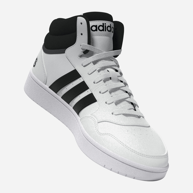 Trzewiki męskie adidas Hoops 3.0 Mid GW3019 40.5 Białe (4064053690461) - obraz 12