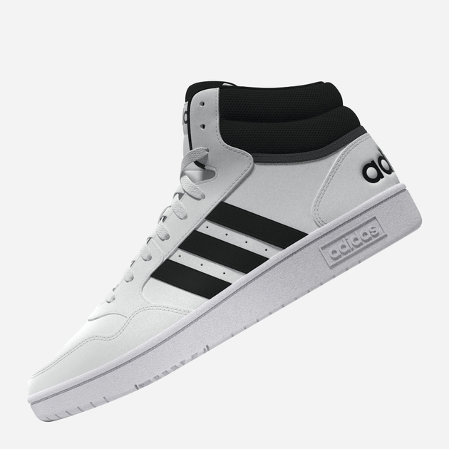 Trzewiki męskie adidas Hoops 3.0 Mid GW3019 48.5 Białe (4065426694994) - obraz 4