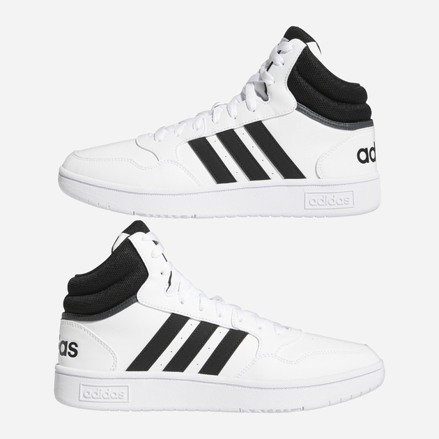 Trzewiki męskie adidas Hoops 3.0 Mid GW3019 48.5 Białe (4065426694994) - obraz 17
