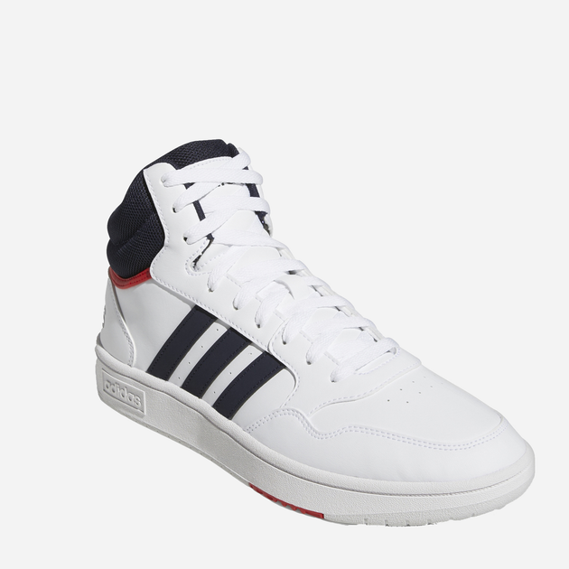 Чоловічі черевики високі Adidas Hoops 3.0 Mid GY5543 43.5 Білі (4064053694278) - зображення 2
