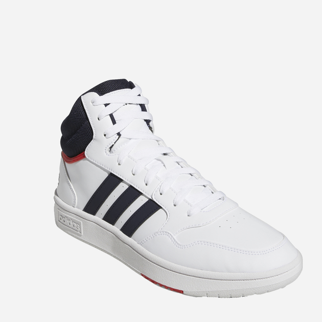 Чоловічі черевики високі Adidas Hoops 3.0 Mid GY5543 48 Білі (4064053694261) - зображення 2