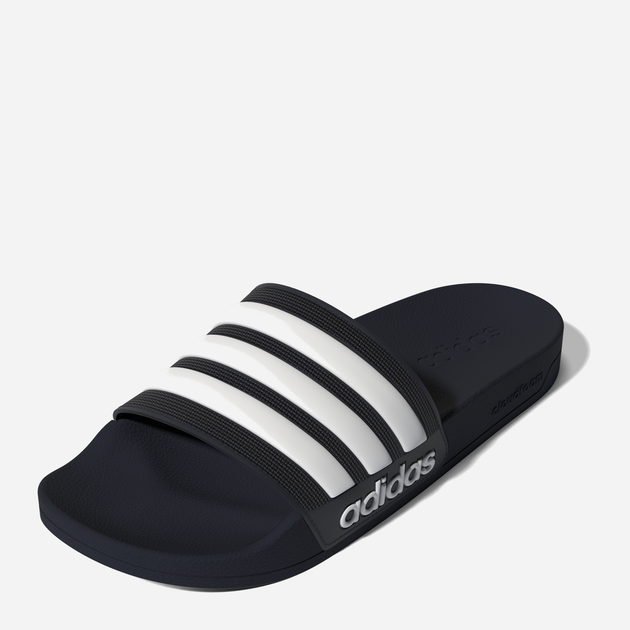 Klapki męskie basenowe Adidas Adilette Shower GZ5920 40.5 Granatowe z białym (4065419734928) - obraz 12