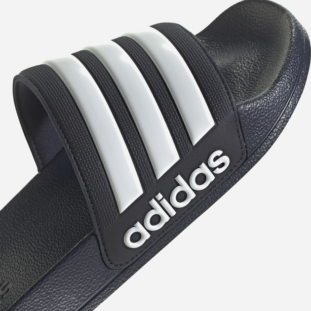 Klapki męskie basenowe Adidas Adilette Shower GZ5920 40.5 Granatowe z białym (4065419734928) - obraz 15
