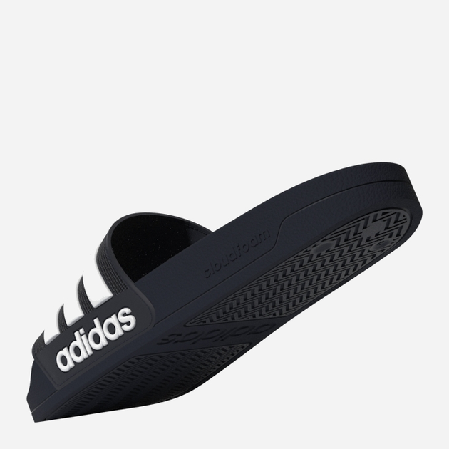 Klapki męskie basenowe Adidas Adilette Shower GZ5920 48.5 Granatowe z białym (4065419735000) - obraz 9