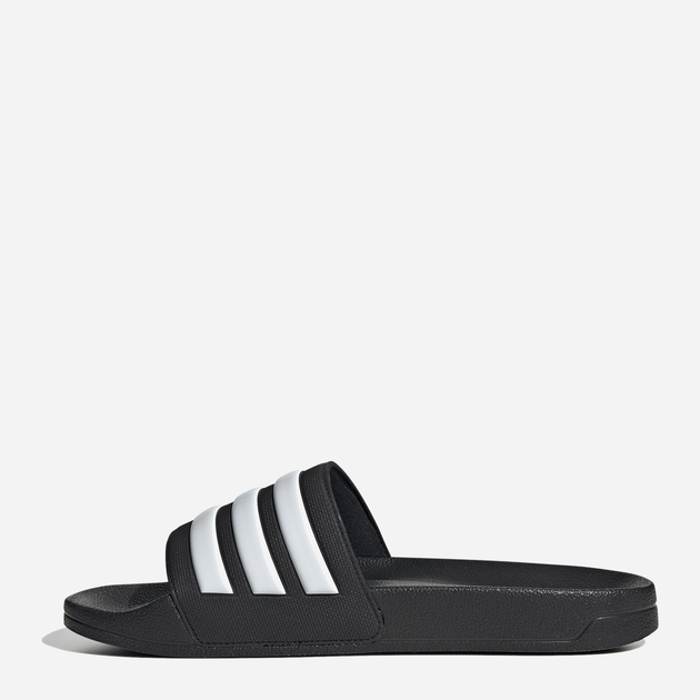 Чоловічі шльопанці для пляжу Adidas Adilette Shower GZ5922 40.5 Чорні з білим (4065419341102) - зображення 14
