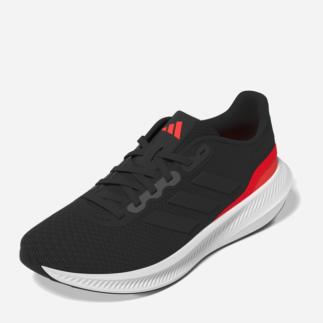 Чоловічі кросівки для бігу Adidas Runfalcon 3.0 HP7550 40.5 Чорні (4066748233830) - зображення 2