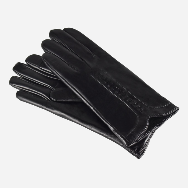 Rękawiczki damskie skórzane Semi Line P8206 L Czarne (5903563820632) - obraz 1