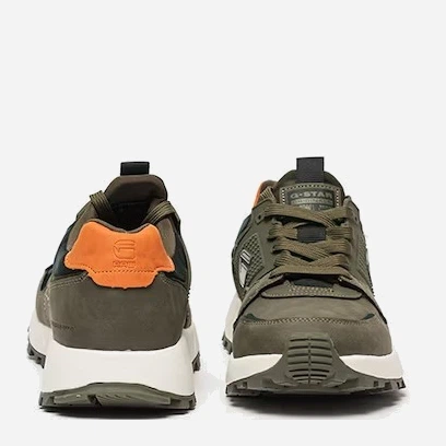 Sneakersy męskie G-Star Raw Theq Run Tpu Mtc 2242-004527 44 Oliwkowe (8720656170811) - obraz 4
