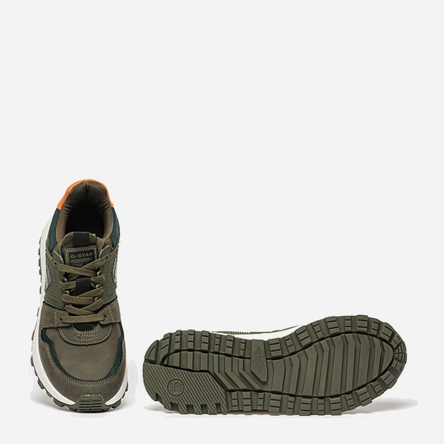 Buty sportowe męskie G-Star Raw Theq Run Tpu Mtc 2242-004527 45 Oliwkowe (8720656170828) - obraz 5