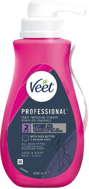 Krem do depilacji Veet Professional 400 ml (5900627099041) - obraz 1